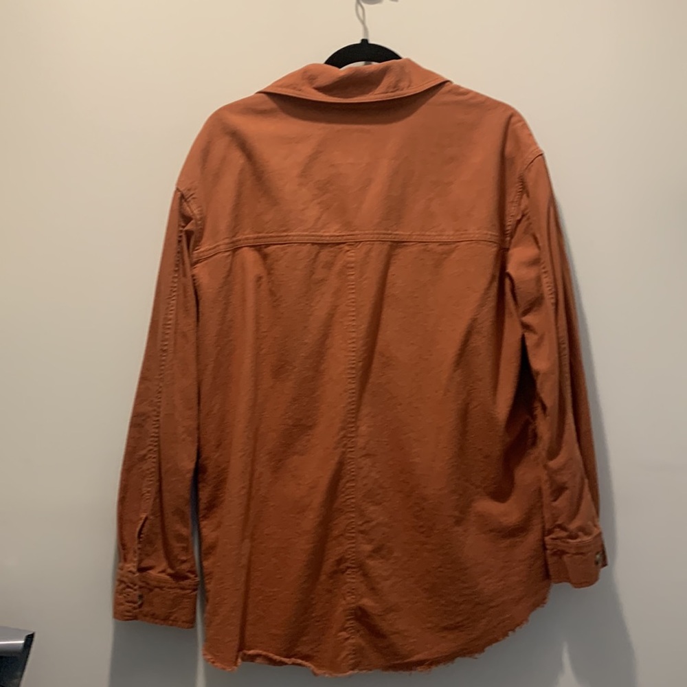 Gentle Fawn Rust Button-Up Utility Jacket - Picture 7 of 7